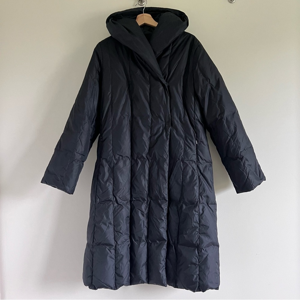 Eileen Fisher Black Puffer Coat